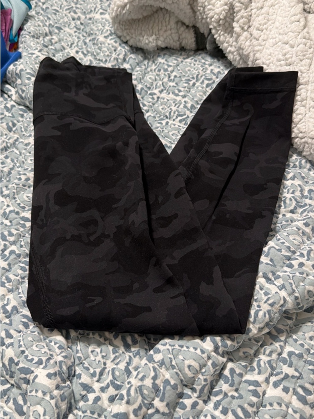 lululemon athletica Black Camo High-Rise Leggings
